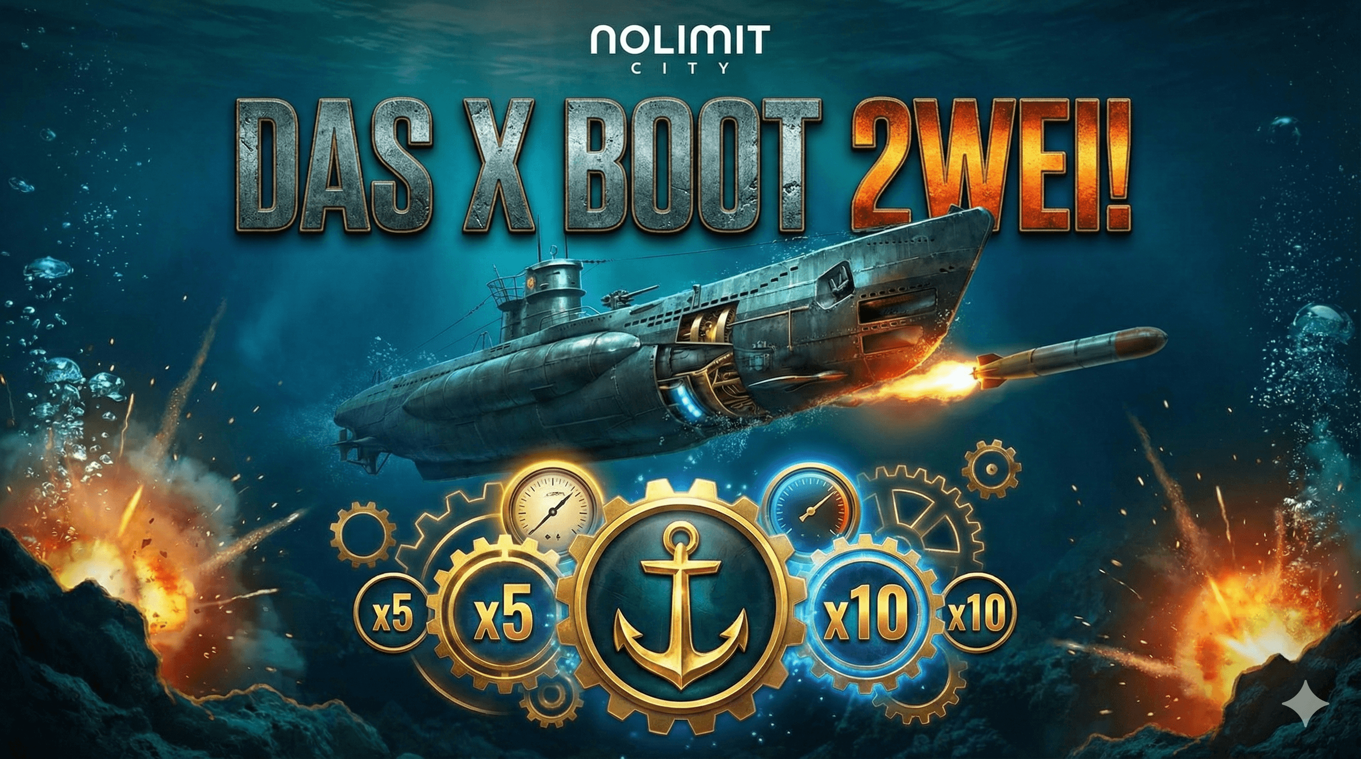 Nolimit City launches Das xBoot 2wei!, a sequel to its 2021 cult-favourite submarine-themed slot