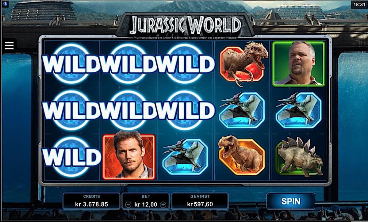 Jurassic World Spielautomat Review