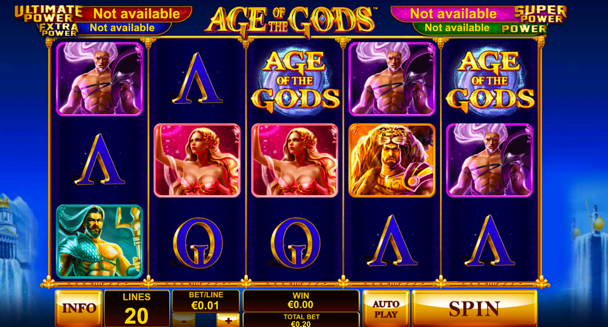 Age Of The Gods Spielautomat Review